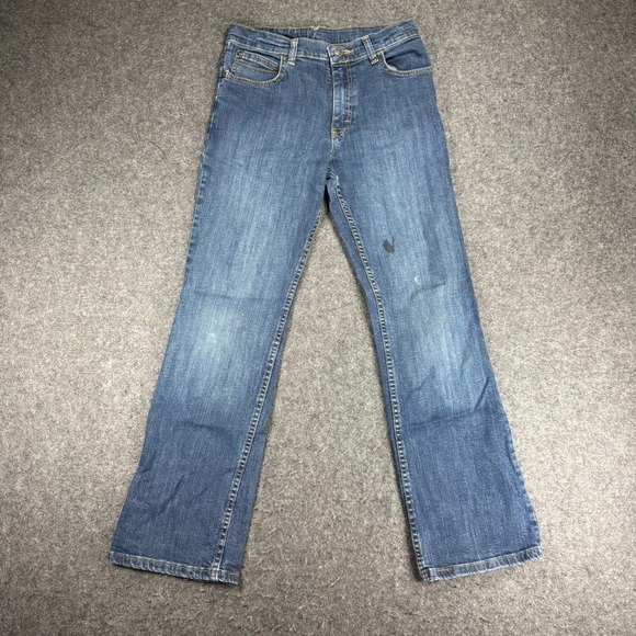 Wrangler Kids Blue Denim Jeans Size 16 Regular Wash Casual Pants - Picture 1 of 9